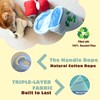Pawfoo Lab Dog Puzzle Toy, Interactive Snuffle Trash Can Toy