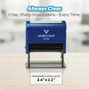 Received w/Border Self-Inking Office Rubber Stamp (Blue) - Medium