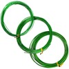 3 Rolls of Green Anodised Aluminium Bonsai Training Wire, Each