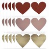 Scratch Off Stickers 30 Pieces Heart Scratch Stickers in 3