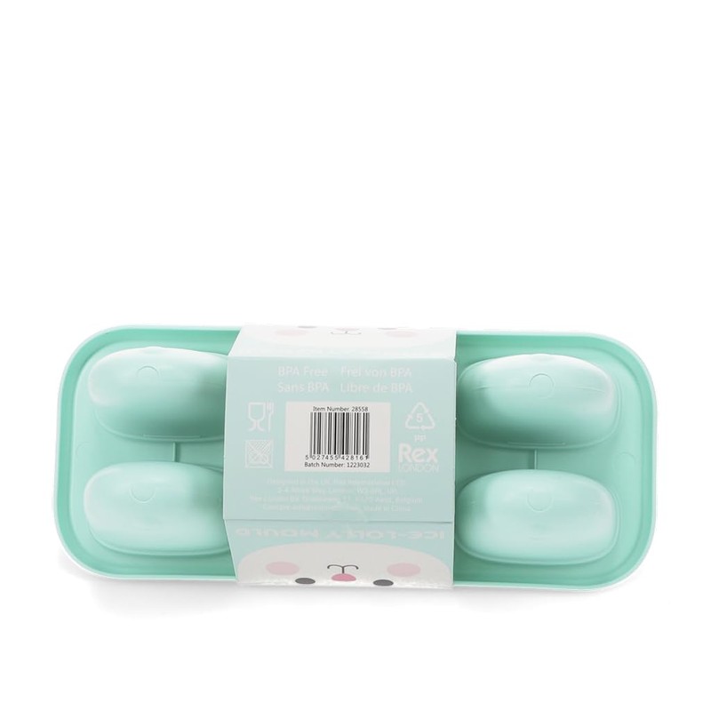 Blue Ice Lolly Mould - Bunny Ears