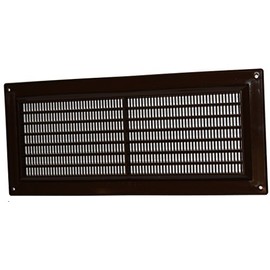 Air Ventilation Plastic Grill Cover 130mm x 300mm/Brown