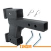 TJHSM Trailer Hitch Dual Tow Hitch Extender 2 Inch Hitch