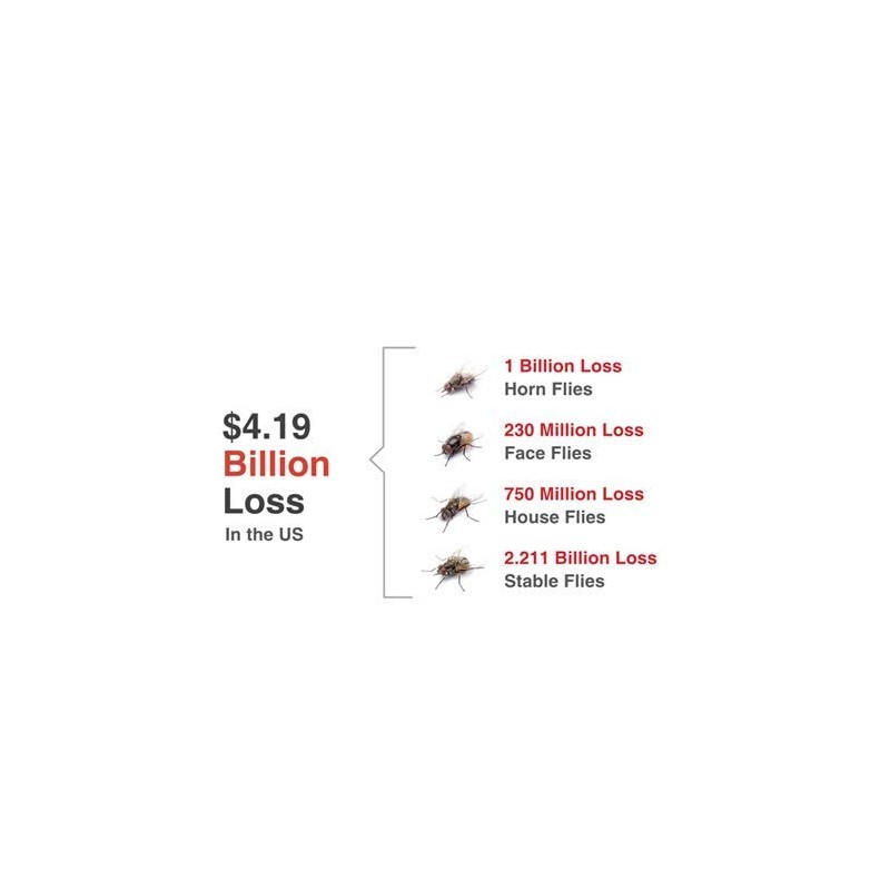 Champion USA JustiFLY Feedthrough Cattle Fly Control, Single | Non-Toxic