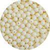 1000 bolas redondas de acrílico beige liso de 6 mm,