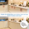 sourcing map 2 Pcs Magnetic Push Latches for Cabinet Door,