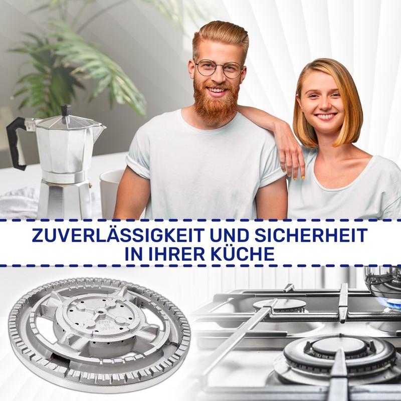 Triple Burner with Inlet Diameter 20 mm for Gas Cookers