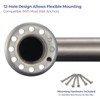Stardrix Grab Bar Bundle for ADA Compliance, Brushed Stainless Steel