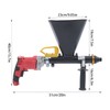 Electric Mortar Grout Pointing Gun Sprayer,Gdrasuya 10 Mortar Grout Electric