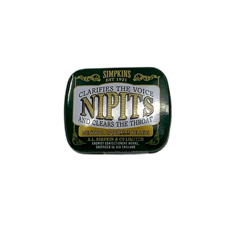 Nipits Menthol Liquorice Pellets
