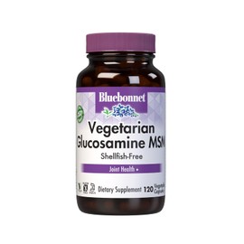 BlueBonnet Vegetarian Glucosamine Plus MSM Supplement, 120 Count