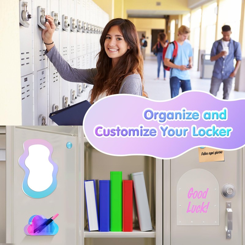 MoKo Locker Accessories Set, 5 in 1 Back to School