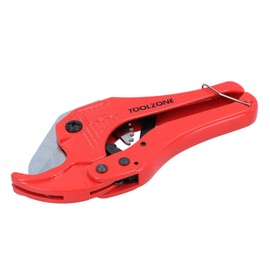 Ratcheting Plastic PVC Tube Cutter for Pipes Up to 42mm Plumbing Cutting Tool