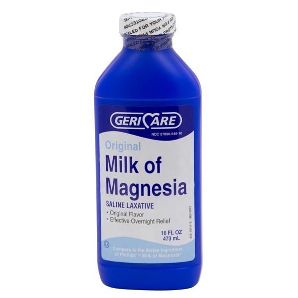 GERICARE Original Milk of Magnesia Saline Laxative 16 OZ Pack of 1