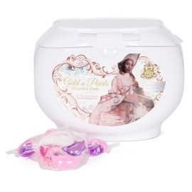 Gold n Pearls 4-in-1 Laundry Pods, Cherry Velvet Scent - Stain Remover, Fabric Softener, Deep Clean Performance & Long-Lasting Freshness, 36 Count