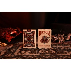 Bicycle Masquerade Playing Cards by PlayingCardDecks.com - Limited Edition Masquerade Mask Theme, USPCC Classic Stock, Air-Cushion Finish for Poker & Card Games