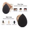 Beakey Esponjas Para Difuminar Mezclar Maquillaje 5 Piezas Negro