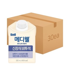 Mediwell MDwell renal non-dialysis 200ml 30 packs (1 box) patient balanced nutritional supplement / 메디웰 엠디웰 신장식 비투석 200ml 30팩(1박스) 환자균형식 영양보충