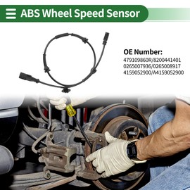 Motoforti ABS Wheel Speed Sensor ABS Sensor Anti-lock Braking System Sensor for Renault Kangoo 2008-2024 No.479109860R/8200441401 Front Left Right