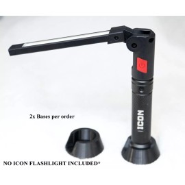 Icon 2X ICON 800 lumens Flashlight Base 3D Printed - Harbor Freight Flashlight - Yellow Icon base