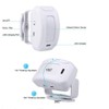 GREENCYCLE Wireless Motion Sensor Detector Alarm, Home Security Business Alert,
