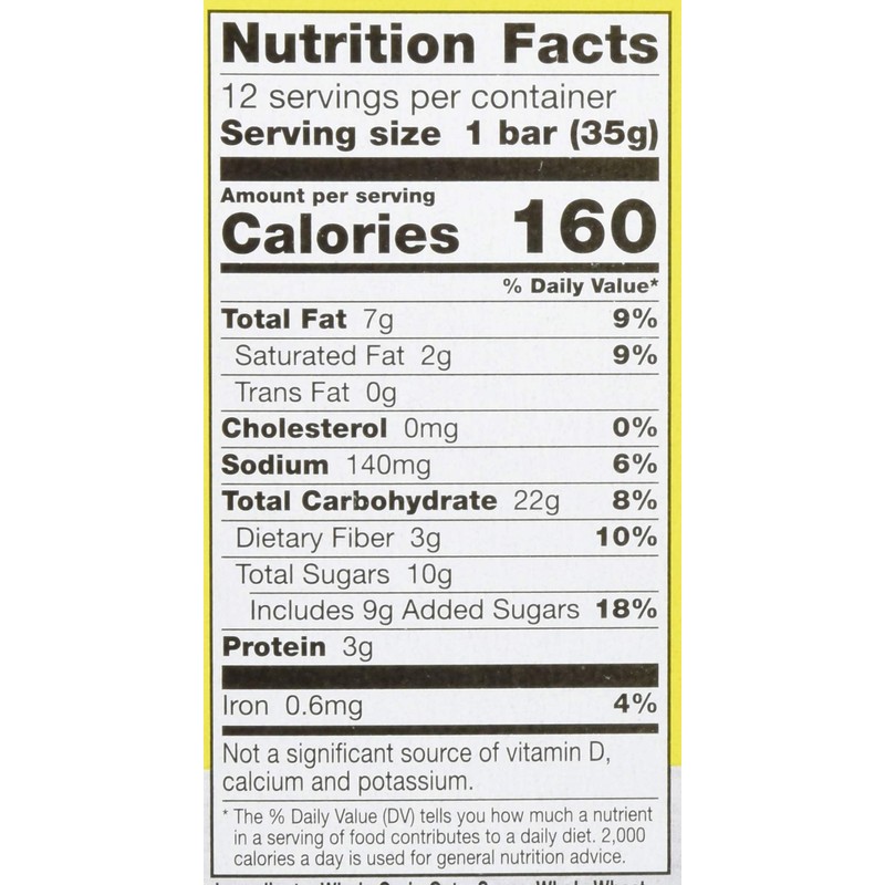 Nature Valley Soft-Baked Oatmeal Squares Peanut Butter, 4Count