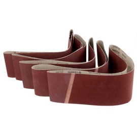 Sanding Belts, POWERTOOL 100mm x 915mm Belt Sander Abrasive Tool for Building Materials, Textile, Metal Polishing, Woodworking (5Pcs, 600 Grits)