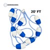 Poolzilla 20ft Swimming Pool Safety Rope and Float Kit Pre-Assembled