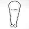 MILAKOO Heart Pendant Slip Chain Choker for Women Adjustable Lariat