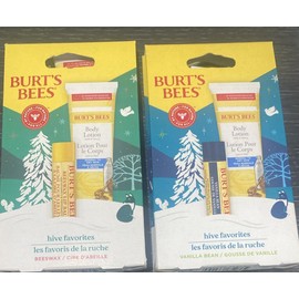 Burt's Bees Hive Favorites Beeswax and vanilla Bean Holiday Gift Set