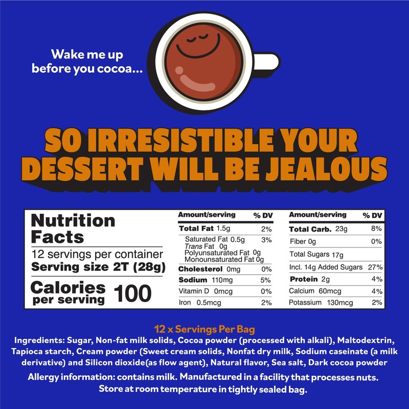 Top of the Mornin' Hot Cocoa (12 Ounce, Salted Caramel)