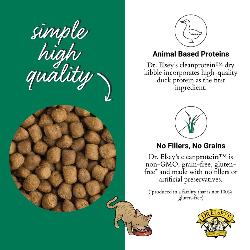 Dr. Elsey's Dr. Elsey's? cleanprotein Duck Cat Kibble 2lb.
