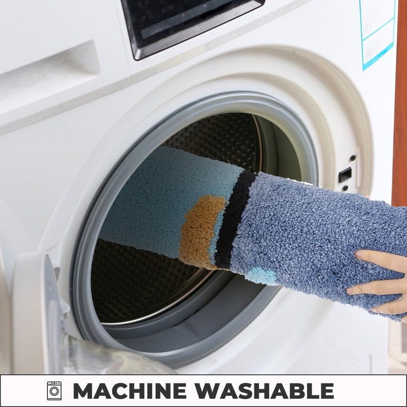 Loismood Ultra Absorbent Bath Mat Non Slip and Machine Wash
