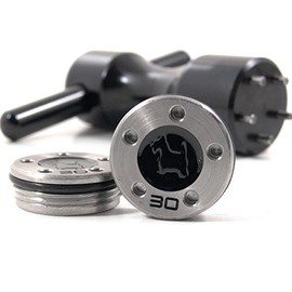 19th Hole Custom Shop 2 of 30g Black Scottie Dog Weight for Scotty Cameron Putters with Wrench Tool (Black)
