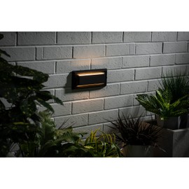 Knightsbridge 5W LED CCT Adjustable Surface Mount Brick Light - Grey IP65