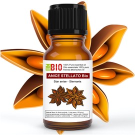 SternAnisÖl Bio Ätherisches Öl 100% Reines 10 ml - Aromatherapie Kosmetik Therapeutische - Laborbio