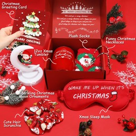 CEHYAEL Christmas 2024 Gifts Box for Women, Unique Holiday Gift for Women, Xmas Gift Boxes & Merry Christmas Tumbler, Funny Christmas Gifts for Her, Mom, Wife, Girlfriend, Sister, Coworkers, Teacher