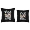 K-Pop All Day K-Drama All Night Fandom Throw Pillow