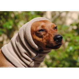 Euro Dog Designs Fleece Snood Size:L(18inch/45cm) Color:Beige