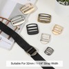 PATIKIL Ladder Lock Buckle Slider 25mm, 8 Pack Zinc Alloy