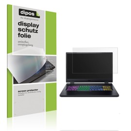 dipos I 2x Matte Screen Protectors for Acer Nitro 5 Gaming AN517-55 Film Screen Protector, Ultra Thin, Case-Friendly, Fingerprint Compatible