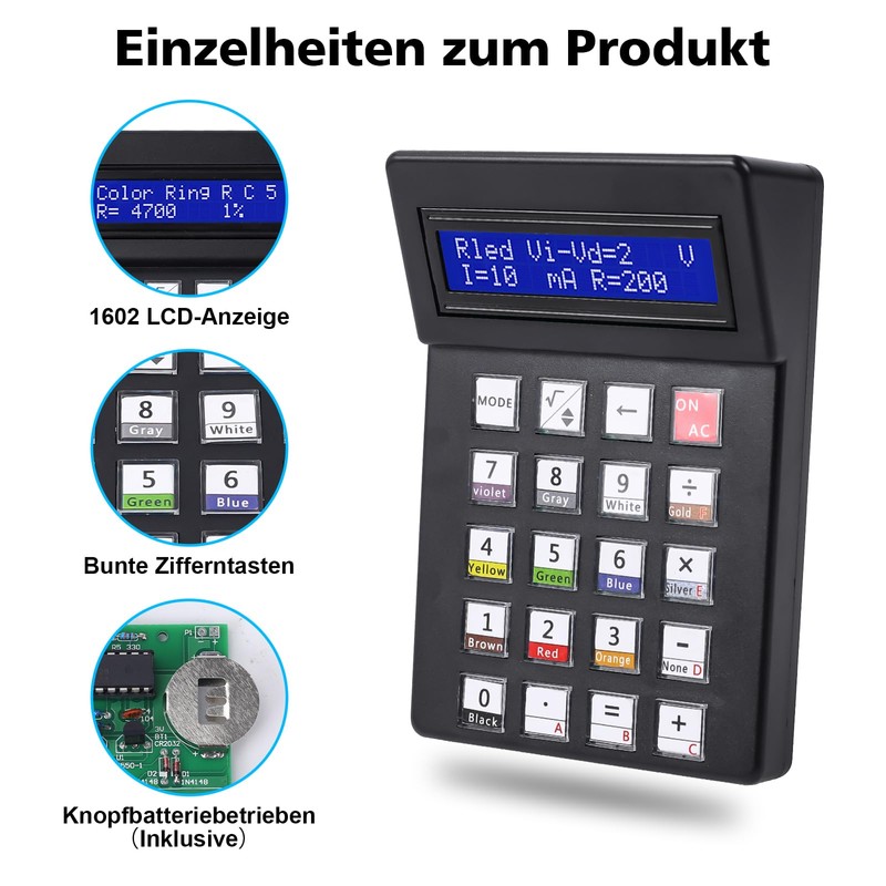 PEMENOL School Education Calculator Electronic Kit for Soldering, 7-Digit Display