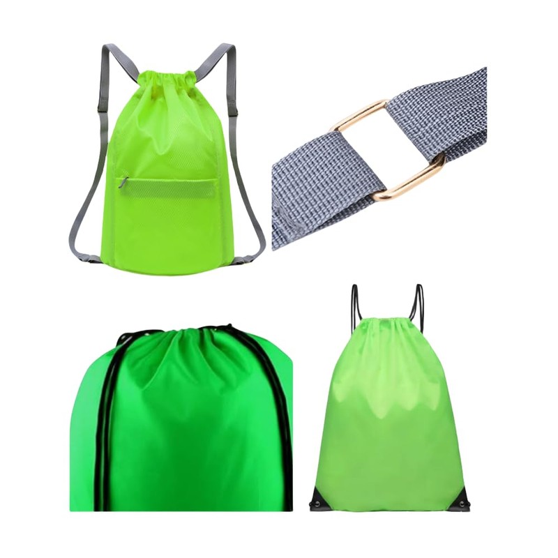 GYWHOOFT Drawstring Backpack Bag, 2 Pcs Large Capacity Drawstring Gym