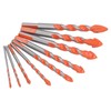 9Pcs Masonry Drill Bits Set Cemented Carbide Industrial Strength Carbide