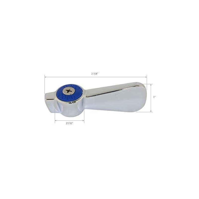 AA Faucet Cold Replacement Handle Only for Most (AA-122G)