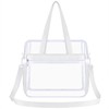 Oraben Clear Bag Stadium Approved 12x6x12 Tote Bag with Removable
