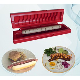 Trustella Hotdog Twister and Spiralizer with Bonus Skewers – Durable Food-Grade Plastic for Perfect Spiral Cuts – Great for Grilling, Air Fryer, Oven & Microwave – Fun BBQ Kitchen Tool