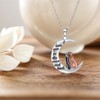 ZQAOFKC Nightmare Jewelry Sterling Silver Nightmare Necklace Nightmare Gifts Heart