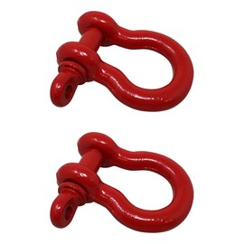 Stevens Lake Parts 2pk 3/4" Heavy Duty D-Ring Shackle, for Towing, Hauling, Sailing 3.25 Tons