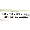 HTC 1/8" 4 FL SINGLE END CARBIDE END MILL 3/8"